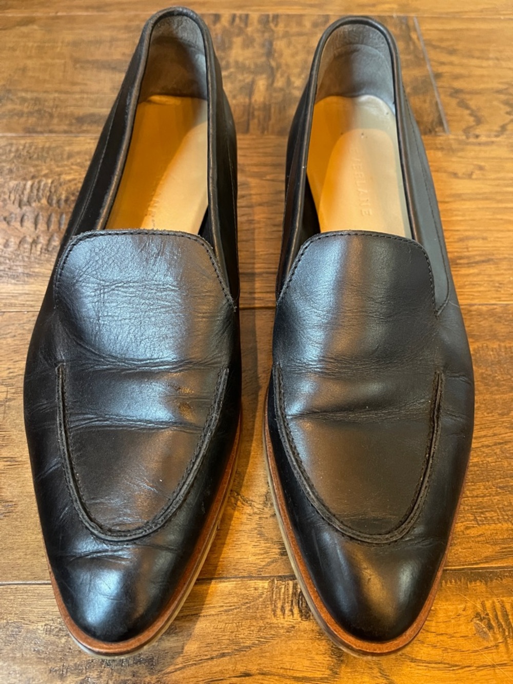 Everlane Modern Loafers Black Leather - Picture 5 of 6